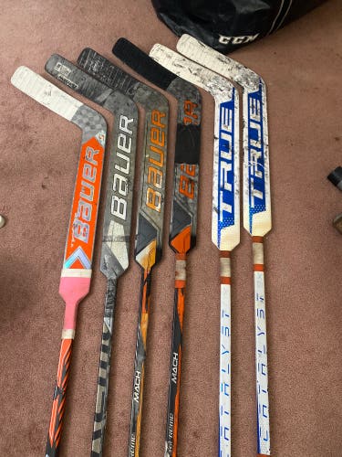 Senior Regular Goalie Stick 25" Paddle BROKEN