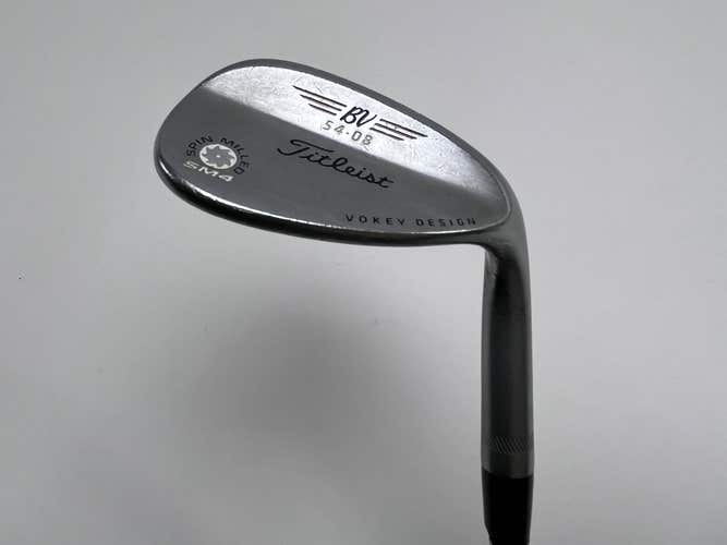 Titleist Vokey Spin Milled SM4 Chrome Sand Wedge SW 54* 8 Bounce Wedge RH