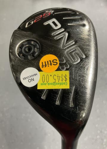 Ping G25 23° #4 Hybrid 39.5" PING TFC 189 Stiff Flex Graphite Shaft MRH USED