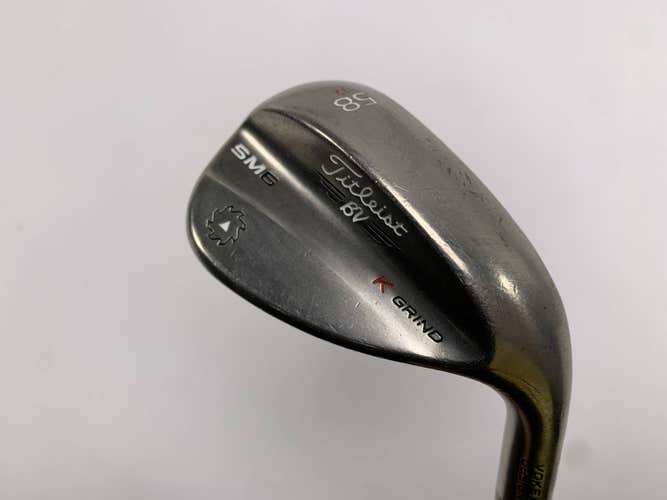 Titleist Vokey SM6 Steel Grey Lob Wedge LW 58* 12 Bounce K-Grind Wedge RH