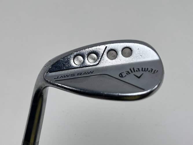 Callaway Jaws Raw Chrome Lob Wedge LW 60* 10 S-Grind DG Spinner Tour Issue LH