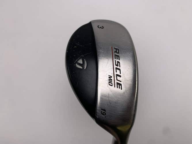 TaylorMade Rescue Mid 3 Hybrid 19* 65g Regular Graphite Mens RH Midsize Grip