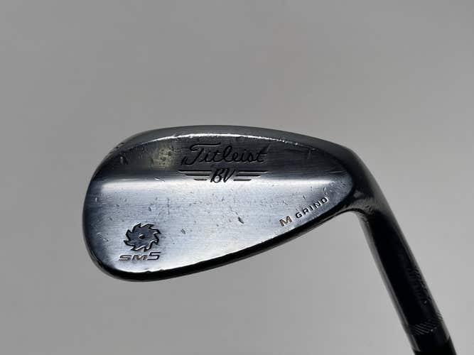Titleist Vokey SM5 Tour Chrome Wedge 56* 10 Bounce M-Grind XP S300 Stiff Mens RH