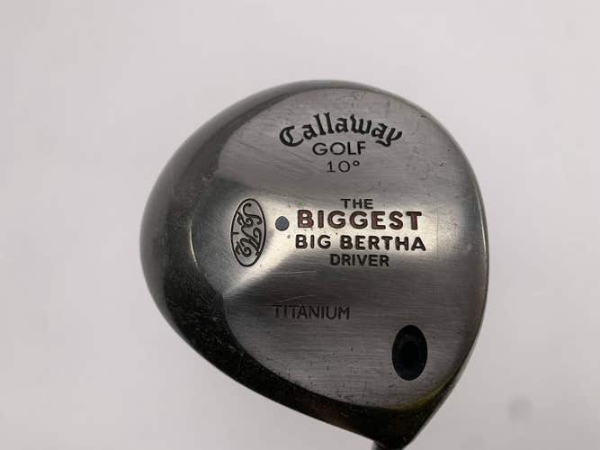 Callaway Biggest Big Bertha Driver 10* Regular Graphite Mens RH