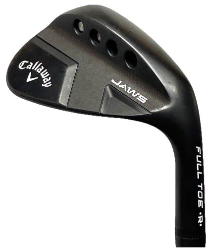 Callaway Jaws Full Toe Raw Black Sand Wedge 56*12 RH Spinner Tour Issue New Grip