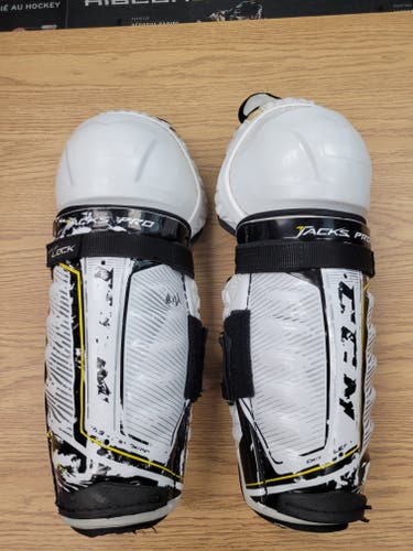 Senior CCM Tacks Pro 14" Shin Pads Pro Stock (Used)