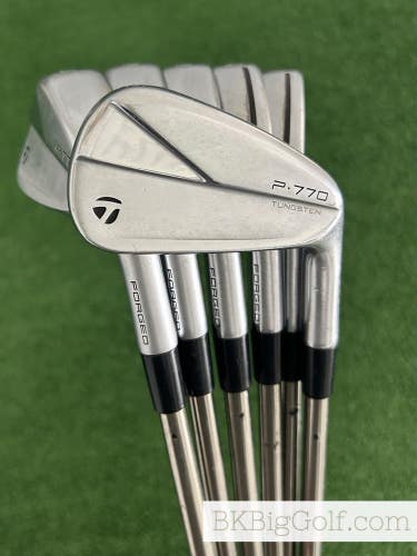 Taylormade P770 23 Forged Iron Set 5-P / Recoil F3 Regular Graphite