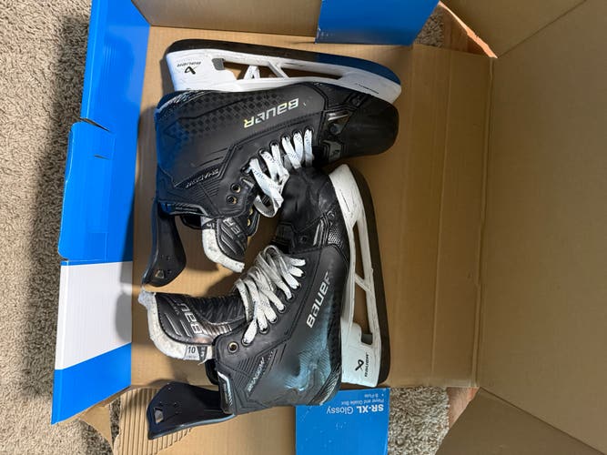 Bauer Supreme Shadow Hockey Skates fit 3 size 10 (excellent condition)