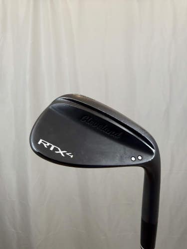 Cleveland RTX 4 Black Satin Gap Wedge 50/10 DynamicGold Stiff Flex 35.25 NICE