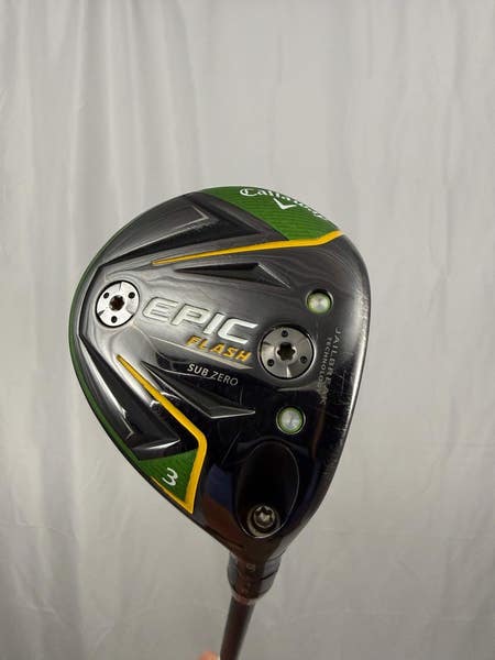 Callaway EPIC flash sub zero 3-Wood 15 HZRDUS Smoke Stiff Flex