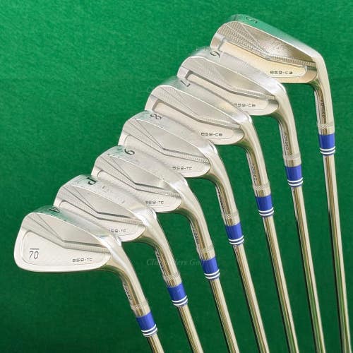 Sub 70 Golf 659-CB/TC Forged Satin Chrome 5-AW Iron Set TT MPH 95 Steel Regular