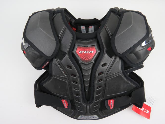 CCM RBZ NHL Pro Stock Hockey Player Shoulder Pads Black Senior Medium