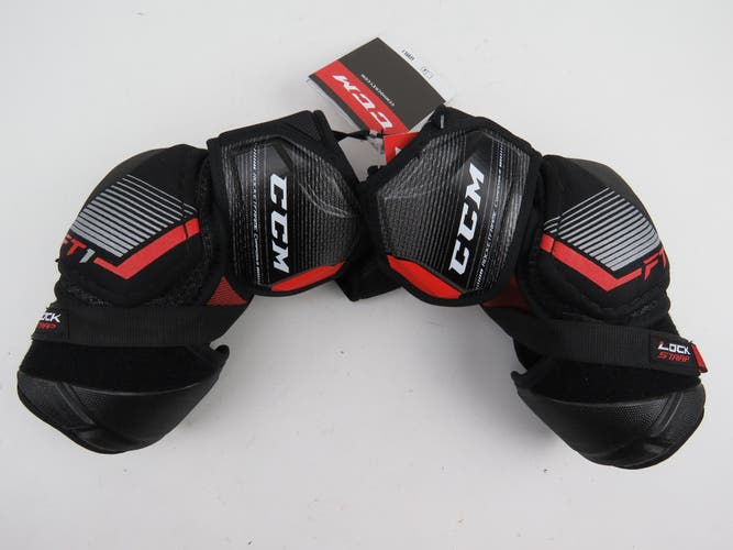 CCM JetSpeed FT1 NHL Pro Stock Hockey Player Elbow Pads Protective Senior Large