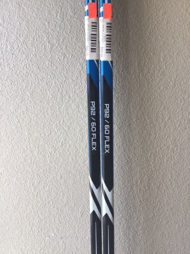 Intermediate Bauer Vapor X Left Hand Hockey Stick P92 60 Flex 2 pack (New)