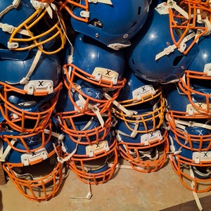 1 Bundle of 43 YOUTH Xenith Helmets (Used)