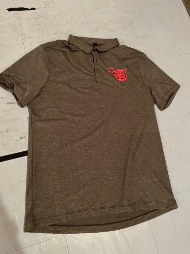 Indy Fuel (ECHL) Gray Large/Extra Large Men's Lululemon Shirt (New)