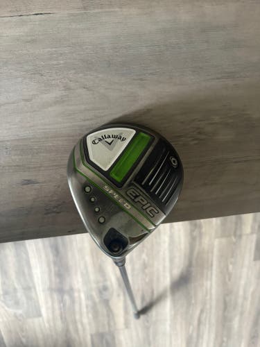 Men's 2021 Callaway Epic Speed Left Hand Driver Stiff Flex 10.5 Loft Graphite Shaft (Used)