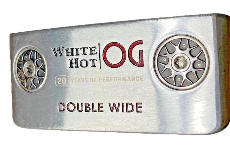 Odyssey White Hot OG Double Wide Stroke Lab 22 Putter RH 34.5 HC Stock Grip NICE