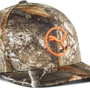 New Puma x Realtree Camo 5-Panel Snapback Golf Hat Cap Adjustable OSFM
