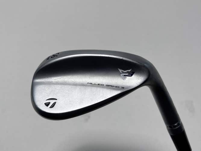 TaylorMade Milled Grind 3 Raw Chrome Sand Wedge SW 56* 8 DG S200 Stiff RH