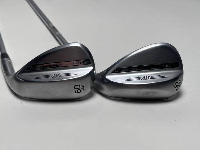 Titleist Vokey SM10 Tour Chrome Wedge Set 56* 12 60* 6 Vokey Wedge Steel Mens RH