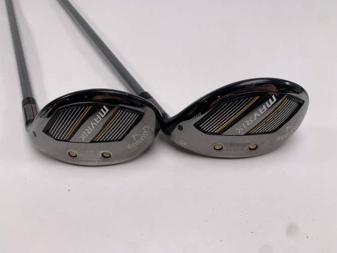 Callaway Mavrik Pro 3 & 4 Hybrid Set 20* 23* Fujikura Pro 2.0 7-R Regular RH