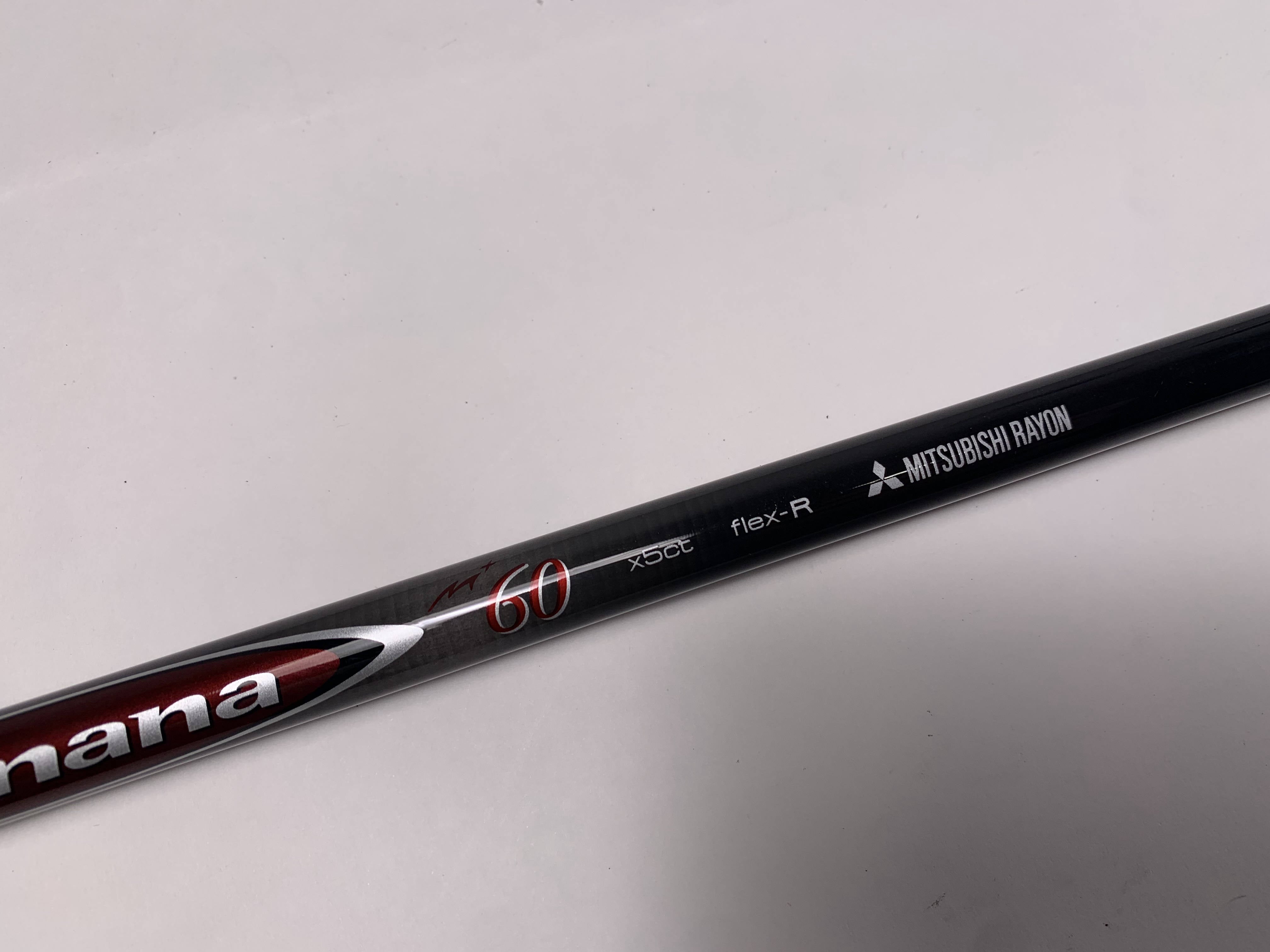 Diamana 60 シャフト flex-R x5ct Mitsubishi Rayon Diamana 60 x5ct 60g Regular Graphite FW Shaft