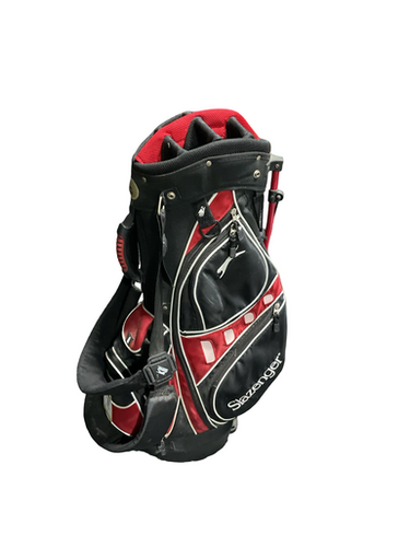 Used Slazenger RED/BLK STAND BAG Mens Stand Bag Black 11834-S000050457