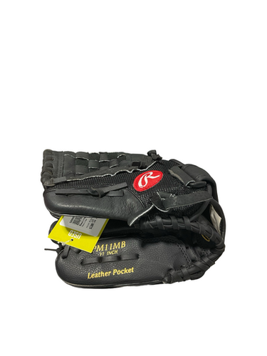 Used Rawlings PLAYMAKER SERIES GLOVE BB/SB Glove LH Throw Black 11" 11834-S000050450