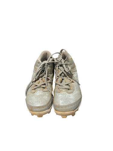 Used Under Armour BH BB CLEAT MOLDED BB/SB Cleats Grey Junior 04 11834-S000050437