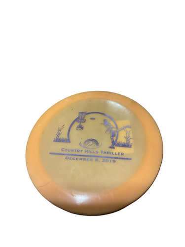 Used COUNTRY HILLS THRILLER Disc Golf Driver Orange 11834-S000050378