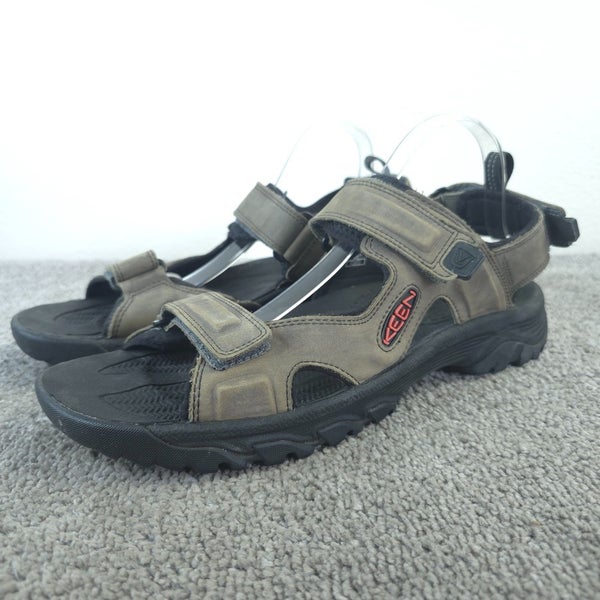 Keen Targhee III Open Toe Sandals Mens Size 12 Shoes Gray Waterproof Leather