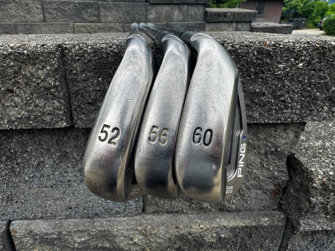 Men's Ping Ping Tour-W Black Chrome Right Handed Wedge Regular Flex Steel Shaft (Used)