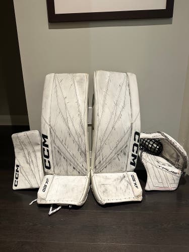 33" 2024 CCM Axis XF Pro Regular Goalie Full Set (Used)