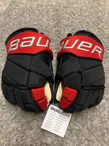 Bauer Vapor Hyperlite Pro Stock Hockey Gloves 13” Buckeyes