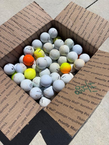 Assorted brands of AA (2A) golf balls - SHAGG BALLS - 50 Pack - FREE SHIPPING