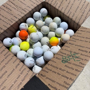 Assorted brands of AA (2A) golf balls - SHAGG BALLS - 100 Pack - FREE SHIPPING