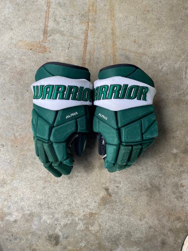 Warrior Alpha Gloves 14" Pro Stock (Used)