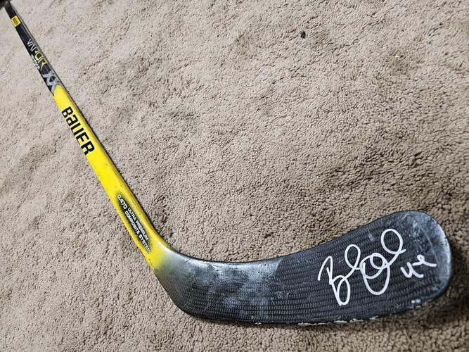 BROOKS ORPIK 05'06 Signed Pittsburgh Penguins NHL Game Used Hockey Stick w coa