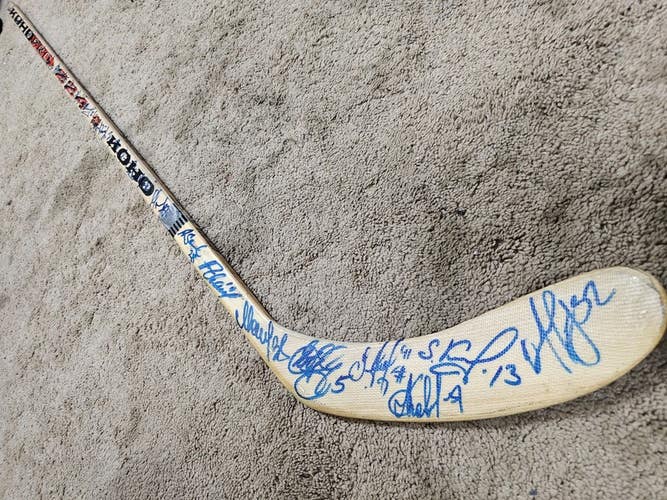 TEAM RUSSIA 1996 World Cup of Hockey Team Signed Retail Hockey Stick w COA