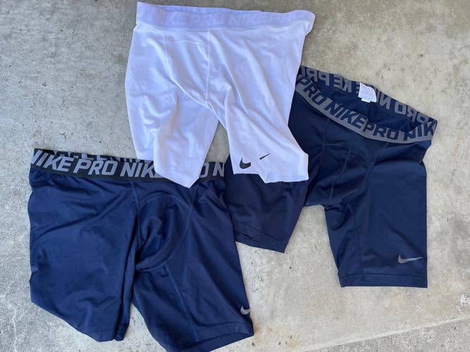 Group of 3 Men's Nike Compression Shorts (Used)