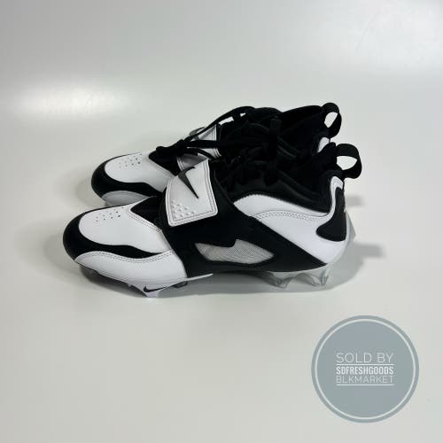 Nike Diamond Turf DT 93 TD Football Cleats White Black Silver