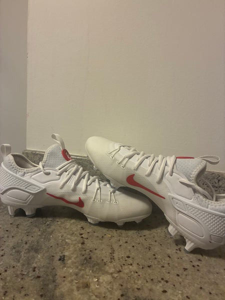 Red Men's Size M 10.0 (W 11.0) Adult Nike Huarache 9 Elite Low Low Top Molded Cleats (New)