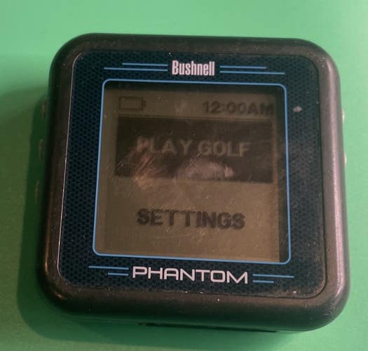 Bushnell Phantom Golf GPS Rangefinder Blue Magnetic - TESTED, WORKING *Fair*
