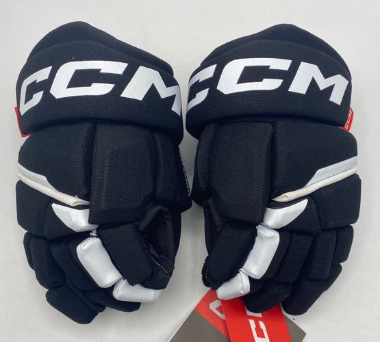 NEW CCM Tacks Vector Gloves, Black/White, 10"