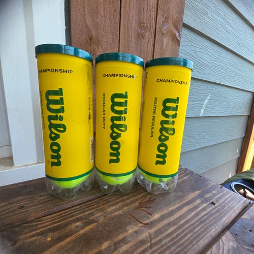 Wilson Tennis Balls 3 Pack (New)