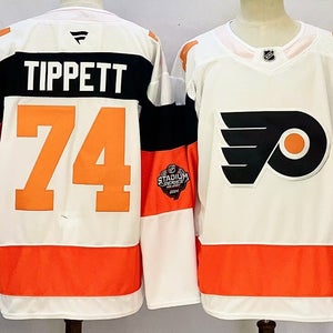 Men's Philadelphia Flyers Owen Tippett #74 Stitched Jersey Size 52