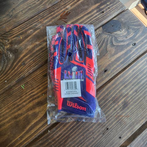 Red Adult Wilson Gloves (New)