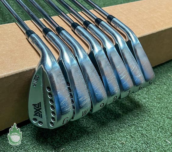 Used LH PXG 0311P Forged Gen 2 Irons 5-PW/GW Project X LZ 120g Stiff Golf Set