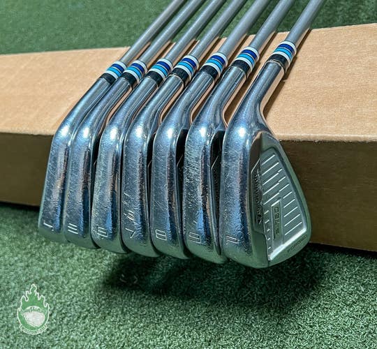 Used TaylorMade P-760 Forged Irons 4-PW KBS C-Taper 120g Stiff Steel Golf Set